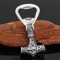 Thors Hammer Flaschenöffner, Nordischer Wikinger Mjölnir Odin Mythologie Tragbare Schlüsselanhänger, für Party Pub Bar Geschenke Wein Korkenzieher Bier Getränkeschlüssel
