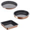Tefal Airbake Moule à manqué 23cm + Moule à cake carré 23cm + Moule à tarte 27 cm, Cuisson parfaite, Revêtement antiadhésif, Cuisson saine, Eco-responsable, Compatible lave-vaisselle YY4832FA