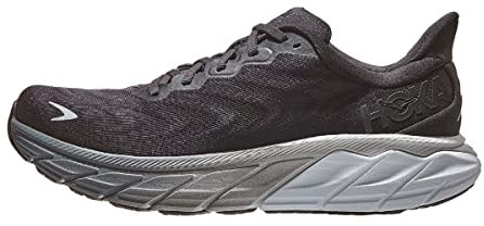 HOKA ONE ONE Herren Arahi 6 Laufschuhe, Black/White, 45 1/3 EU