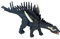 Jurassic World Dominion HDX23 - Dinosaurier Flauschige Tiere - Gelenkter Dinosaurier 18 cm Neuheit Pack Bestial - Dinosaurier Spielzeug für Kinder - Mehrfarbig Grün