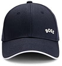 BOSS Herren Cap-Bold-Curved Cap, Dark Blue402, Einheitsgröße EU