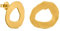 GOLDENE OHRRINGE MIRÓ JEWELRY | Entworfen von Joidart | Miró-Kollektion | 24 Karat vergoldetes Metall
