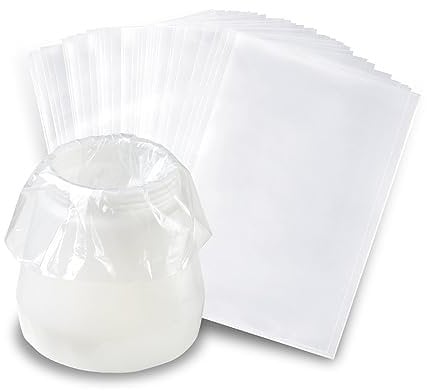 Wagner Paint Sprayer Bags - 50 Pack Clear Flat Open Poly Liners 7.8 X 11.8 for HVLP Spray Gun Accessories