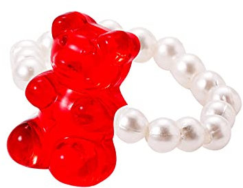 Yowablo Pearl Wind Macaron Cold Ring Netter Bärenfinger heiß verkaufte Ringharzringe Ringe Essbar