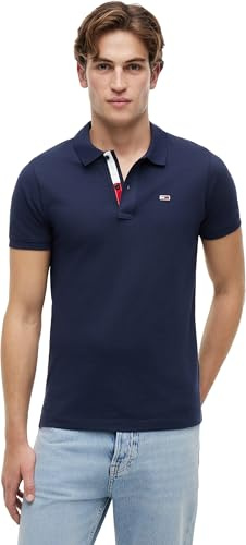 Tommy Jeans Men's Slim Fit Short Sleeve Polo Shirt