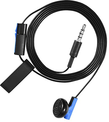 Orecchio Singolo, Cuffia con Microfono per Cuffie Ps6 4 Controller Cuffie da Gioco da 3,5 Mm