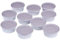 RoyalFay Pizzaballenbox Piccolo 10 Stück mit Deckel Farbe softviolett Pizzateigballen Zutatenbehälter Gärbox Mealprepdose