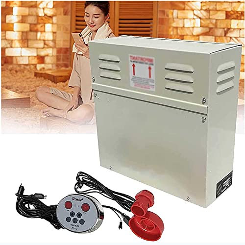 Générateur de Vapeur - Parfait pour Les espaces de 3 à 9 m³, Stockage Automatique de la Chaleur et Installation Facile, idéal pour Le Sauna, Le Bain Turc, la Douche et Le Spa.