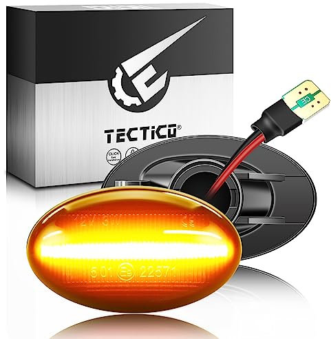TECTICO Seitenblinker Seitenmarkierungsleuchter Lichtblinker Blinker Kompatibel mit A-Class W168 1997-2001 Smart W450 W452 1998-2007 Citan W415 2012~ Vito W639 2003-2014 Vito W447 2014-, 2 Stück