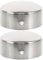 OSALADI 2pcs Round Handrail End Plug Caps for Holes, Stainless Fencing Staircase Steps Hand Rail End Cover Handrail Fittings for Handrail