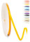 Golden 6mm Satinband 95 Meter, Polyesterband, verschönern Sie Ihre Bastelarbeiten und Feiern, ideal für Geschenkverpackungen, Dekorationen, Hochzeitsautoband, Bänder zum Basteln