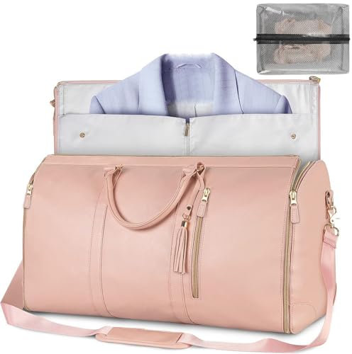 MyFlexibag Reisetasche 2 in 1 Großkapazität Reisetasche – Wasserdichter und Faltbarer Kleidersack mit Schuhfach, Multifunktionale Hängende Aufbewahrung