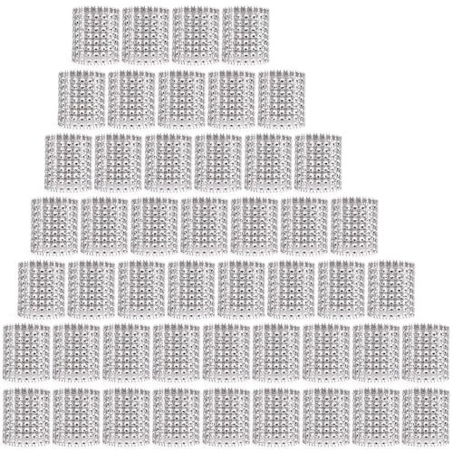 Wotoban Serviettenringe, 300 Stück, Set mit 150 Stück, Hochzeits-Strass-Kristall-Diamant-Serviettenringe, Verzierung für Hochzeitsempfang, Abendessen, Gedecke, Feiertagsfeiern oder DIY-Dekoration