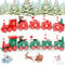 ZQEJEFD 2 Stück Weihnachten Zug Deko Mini Weihachtszug Holz Eisenbahn Weihnachtsdekoration, Holz Kleiner Zug Deko, Holz Weihnachtszug Weihnachts Deko Xmas Party Dekoration Weihnachtsbaum Schneemann