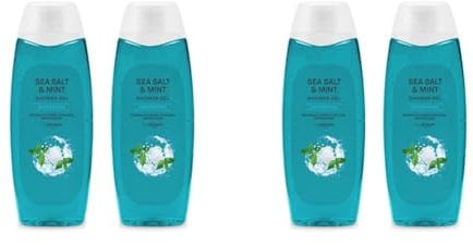 by Amazon Sea Salt & Mint Shower Gel, 2 x 500ml (Pack of 2)