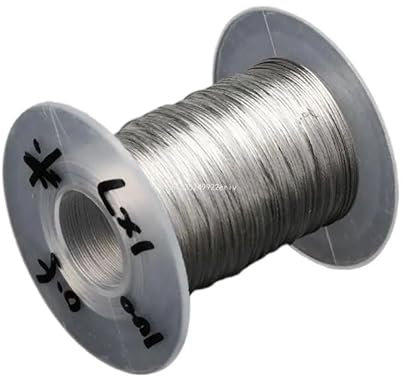 CEHJZQRPL Filo Metallico, Cavo in Acciaio, Cavo in Acciaio, Cavo in Acciaio, Filo da Giardino 100M(0.5mm)
