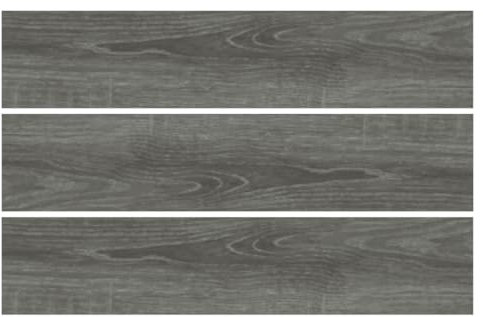 Luxury Vinyl Tiles LVT DRY BACK 2.5/0.55mm Wood Look Glue Down Flooring Kitchen Bathroom Floor (DB02 Dark Grey)