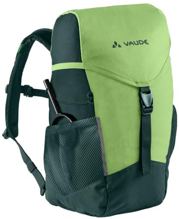 VAUDE Skovi 10 Kinderrucksack, gepolstert – Dark Forest | Kinderrucksack mit 10L Volumen – Kindergartenrucksack und Wanderrucksack für Kinder, mit Lupe – gepolstert und mitwachsend