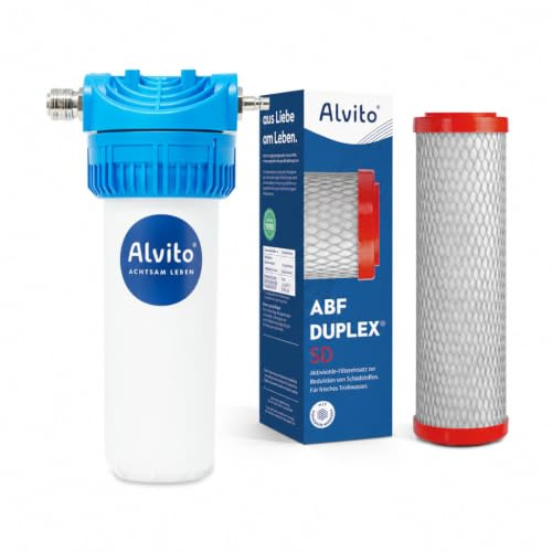 Alvito Einbaufilter Set Secure Secret | Einbaufilter Basic 2.2 + Wasserfilter ABF Duplex SD