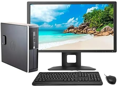 HP Elite 8300 i5-3470 8GB RAM 500GB HDD Windows 11 Pro con WiFi y Pantalla 22 + Teclado y Ratón Incluidos para Oficina o Estudio (Reacondicionado)