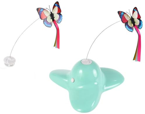 Pqahffowr Flying Bird Cat Toy Interactive Cat Toys Smart Interactive Flutter Bug Automatic Puzzle Toy Cat Toy C