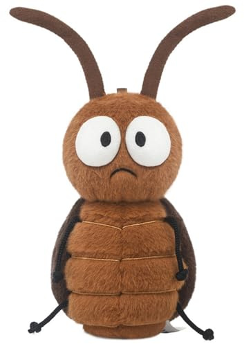 champracer Kakerlaken Plüschtier 24cm Kakerlaken Kuscheltier Klein Insekten Plüschtier Süße Plüsch Kakerlakenpuppe Flauschiger Stofftier zum Spielen & Kuscheln Geburtstagsgeschenk für Kinder