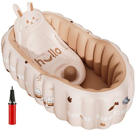 Gonflable Bébé Siège Antidérapant Pliable Accessoire Douche Pompe | Gonflable De Pour Bébé Enfant Maison Salle De Bain Plage Camping Vacances Baignade