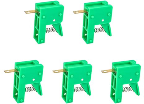 Mehrzweck-Schnellverdrahtungspfosten, LED-Lampe, Federpress-Clips, Lampen, schnelle Verkabelungsklemme für elektronische Komponenten, Lampe, Federpressclip, Schnellklemme, 5 Stück