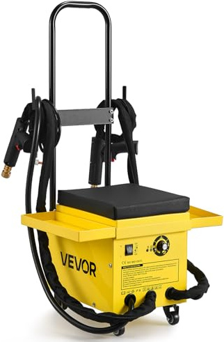 VEVOR 4.5KW Professional Stud Welder Dent Repair Kit with 2 Welding Guns & 6 Modes, All in One Dent Repair Workstation with Extended Handle, Padded Seat and Accessory Tray
