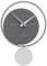 CalleaDesign - Eclipse Pendeluhr, grau Wurzelholz