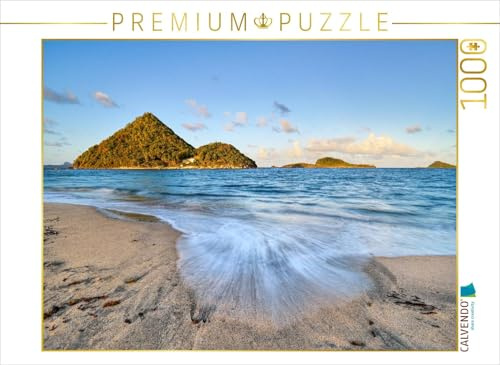 CALVENDO Puzzle Sandstrand in der Karibik auf der Insel Grenada | 1000 Teile Lege-Größe 64 x 48 cm Foto-Puzzle für glückliche Stunden