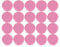 Kühlschrankmagnete, Whiteboards, Pinnwand, Planung, Magnetknopf, rund, Kunststoff, 30 mm, Rosa, 20 Stück