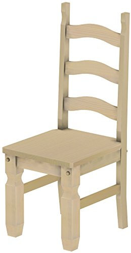 Holzstuhl Mexiko Birke - Esszimmerstuhl Klassik Pinie Massivholz Echtholz - Variante & Farbe wählbar - Stuhl Holz Wohnzimmerstuhl Lehnenstuhl Lehne Küchenstuhl Landhaus Brasilmöbel