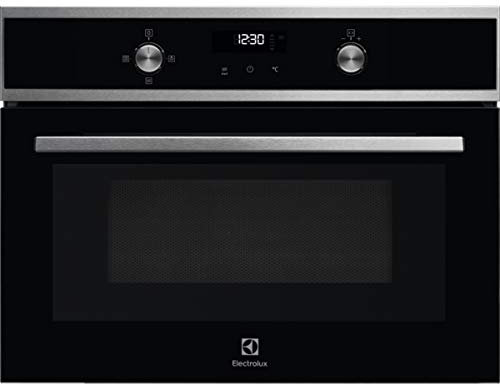 Electrolux Microonde da incasso compatto con 2000 W di potenza EVK6E40X, in acciaio inox
