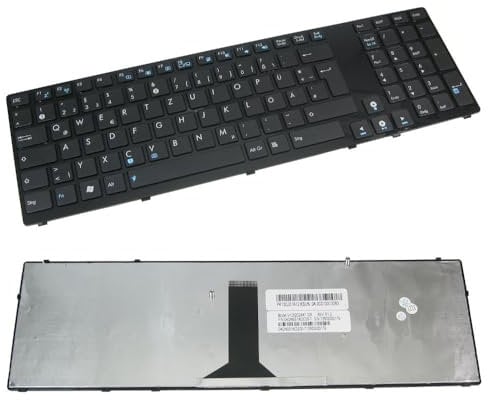 Trade-Shop Laptop-Tastatur Notebook Keyboard Ersatz Deutsch QWERTZ für Asus A93 A93SM A93SV A95 A95VB A95VJ A95VM K93 K93SM (Deutsches Tastaturlayout)