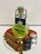 Composizione Artigianale Natale Crema Di Pistacchio Liquore + Cioccolatini Assortiti lindt festa papà