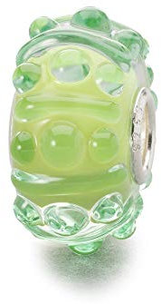 Trollbeads Breeze of Green TGLBE-20118 Perle en Verre, Taille Unique, Verre, Pas de gemme