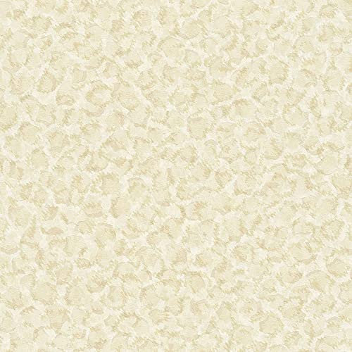 BRICOFLOR Vliestapete | Leoparden-Tapete Tapete Leopard - Schlafzimmer-Tapete Tapeten Schlafzimmer Tapeten für Schlafzimmer - Beige / Crème, Grau | 10,05 x 0,70 m = Rolle 7.04 m²