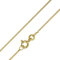 trendor Feine Panzerkette 333 Gold Halskette 1,1 mm elegante goldene Kette, tolles Schmuckstück aus Echtgold 72023-45 45 cm