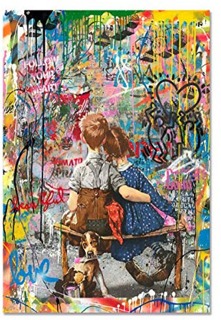 RUIYANMQ Puzzle 1000 Stück Street Graffiti Collage AFFE Poster Holz Für Erwachsene Kinder Spiele Lernspielzeug Wg93Vy