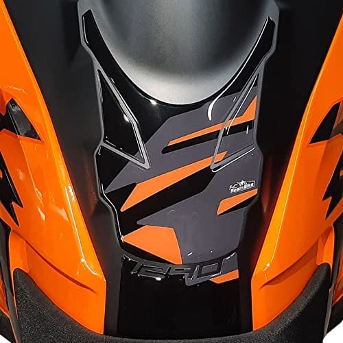Resin Bike Adesivi Moto Compatibile con KTM 1290 Super Adventure S 2021. Protezione Paraserbatoio da Urti e Graffi. Adesivo Resinato Effetto 3D per Serbatoio Moto