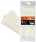 Hizon 100 Pack of White Cable Ties, 200mm x 3.6mm, 8 Premium Tie Wraps, Nylon Zip Ties, Perfect for Home, Office, Garage and Workshop…