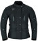 RS Giacca Moto Donna Tessile Inverno Impermeabile Con (CE) Protezioni, Nero , L