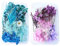 Getrocknete Blumen Echt,2 Kisten Trockenblumen Set Natur,Trockenblumen für die Heimdekoration Und Handwerkliche Deko, Trockenblumen Klein für Epoxidharz Deko, Getrocknete Blumen für Handgemachte Waren