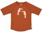 LÄSSIG Camiseta de natación para bebé infantil, manga corta, protección UV, manga corta, Rashguard Toucan rust, 24 meses, talla: 92