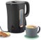 Progress EK5036P Jug Kettle – 1.7L Capacity Electric Kettle with Flip Top Lid & Removable Limescale Filter, Indicator Light, Strix Controller, Boil-Dry Sensor, Automatic Shut-Off, Black & Gold, 2200W