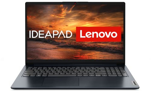 Lenovo IdeaPad 1 Slim Laptop | 15.6 Inch FHD Display | Intel Celeron N4120 | 4GB RAM | 128GB emmc | Intel UHD 600 Graphics | Windows 11 Home | Blue | 3 Months Premium Care