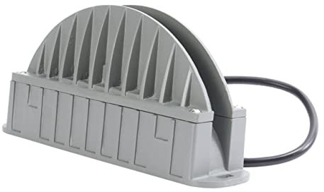 DOITOOL Elegantes -flutlicht Für Fenster Halbkreisform Aluminiumgehäuse Breite Strahlverteilung