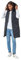 Roman Originals Quilted Gilet with Hood for Women UK Ladies Sleeveless Coat Hooded Jacket Padded Bodywarmer Winter Lightweight Warm Autumn Funnel Neck Longline Soft Bubbly - Plain Noir - Size 10