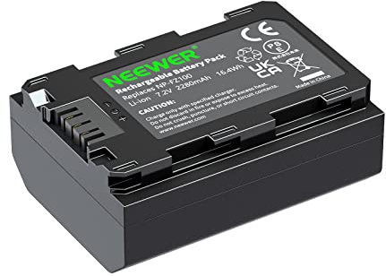 NEEWER Batterie de Remplacement 2280mAh pour Sony NP-FZ100, Batterie Li-ION Rechargeable, Compatible avec Sony FX3 FX30 ZV-E1 A1 A6600 A6700 A7III A7IV A7C A7CII A7CR A7RIII A7RIV A7RV A7SIII A9 A9II